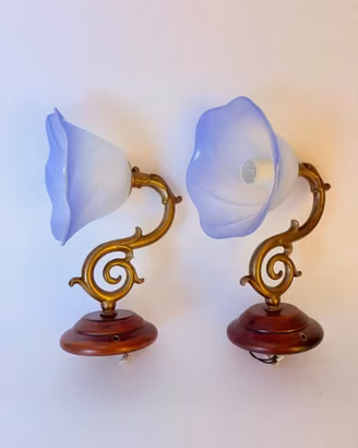 Lampade Abat-jour  anni '70 a forma di fiore