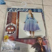 Vestito carnevale ELSA FROZEN 2 taglia 9/10 anni