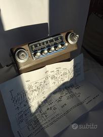 Autoradio per Fiat 1100 Autovox anni 50 con altop