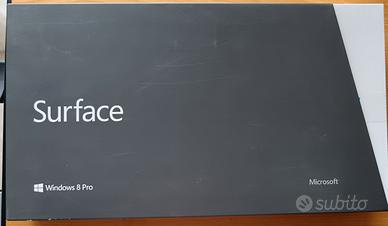 scatola originale Microsoft surface pro e tastiera