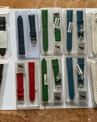 12Cinturini  Orologi  vari colori misura  18 /20mm