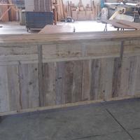 Credenza in legno vecchio 4 ante 4 cassetti