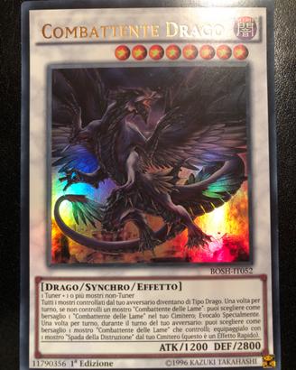 Yugioh combattente drago bosh it052 ultra 1ª