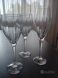 Set bicchieri cristallo