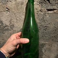 Bottiglie per vino vetro verde vintage
