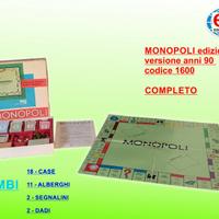 MONOPOLI GIOCO IN LIRE ANNI 90 + RICAMBI  no euro