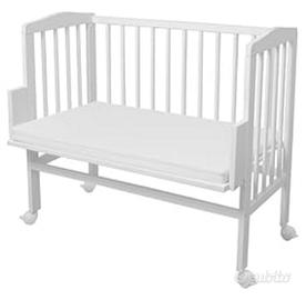 Lettino co-sleeping Waldin - legno bianco