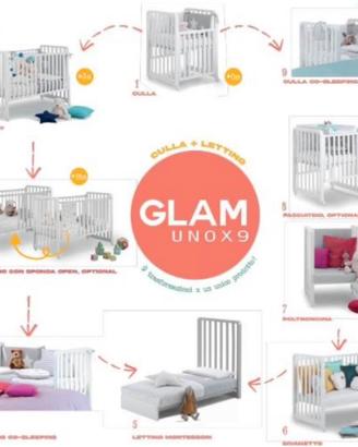 Lettino 9 in 1 Azzurra