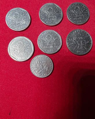 Lotto Monete Francesi Pre-Euro 