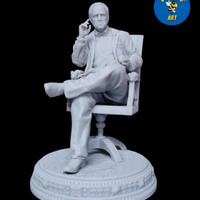 Marlon Brando Il Padrino stampa 3D Model Resin Kit