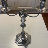 coppia candelabri Elkington & Co. + saliere