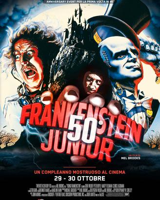 Locandina film FRANKENSTEIN JUNIOR 50 anniversario