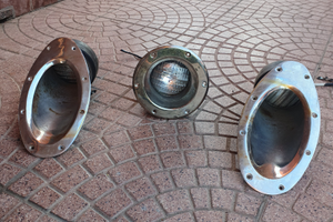 Fari Osculati in acciaio