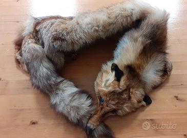 STOLA DA COLLO A SCIALLE IN VERA PELLICCIA DI VOLP