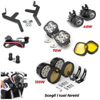 FARETTI LED STAFFA KTM 1290 Adv R/S 21-22 CABLAGGI