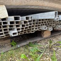 Tubo rettangolare alluminio