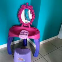 Specchiera bambina con sgabello