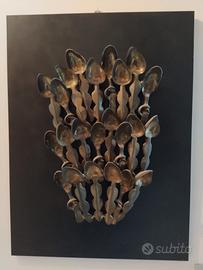 FERNANDEZ ARMAN multiplo bronzo Cucchiai africani