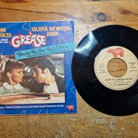 DISCO VINILE 45 GIRI  GREASE