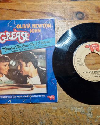 DISCO VINILE 45 GIRI  GREASE