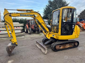 Miniescavatore KOMAT'SU PC27R (30 q.li)