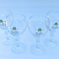 Set 4 Bicchieri Birra Leffe 0,25cl - Calice Origi
