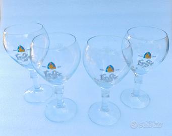 Set 4 Bicchieri Birra Leffe 0,25cl - Calice Origi
