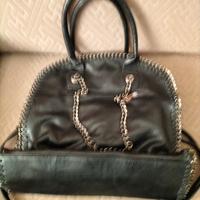borsa da donna nera in pelle