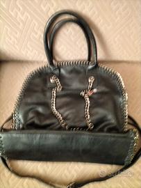 borsa da donna nera in pelle