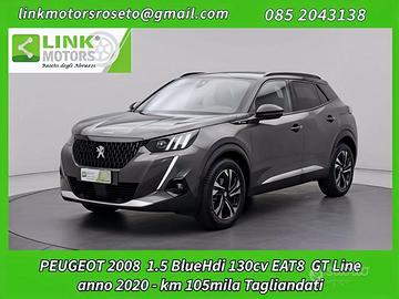 PEUGEOT 2008 BlueHDi 130 S&S EAT8 GT Line / Tagl
