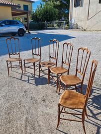 sedie fratelli chiavari anni 50
