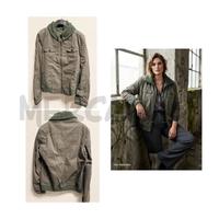 GIUBBOTTO D GAVIOLI VERDE MILITARE CON DETTAGLI MA