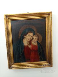 quadro madonna maternità 
