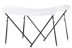 Tendalino per barca Parasole in alluminio bianco