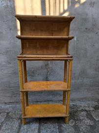 mobile porta oggetti in vimini