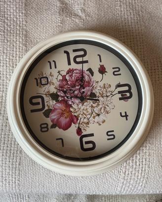 Orologio da muro a fiori