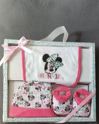 MINNIE - Set Cappellino con Bavetta e Scarpine