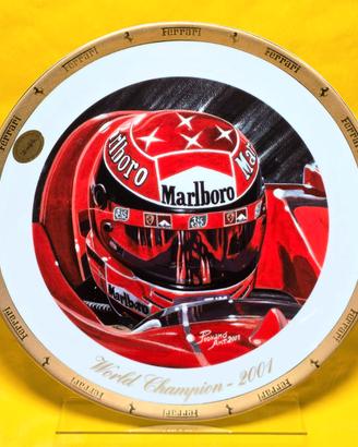 ✅ Piatto Ferrari Club Torino F1 Schumacher - 2001