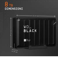 WD_BLACK 8TB D10 Game Drive Hard Disk Esterno