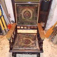 Sedia a dondolo antica