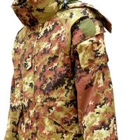 NUOVO, TG S, ALGI Parka Militare Vegetato Nylon DC