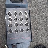 ciabatta audio ,8 canali uscita 4 in entrata, 20 c