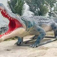 Coccodrillo statua statuario realistico qualita