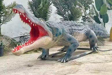 Coccodrillo statua statuario realistico qualita