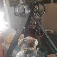 lampadario ferro battuto 