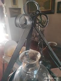 lampadario ferro battuto 
