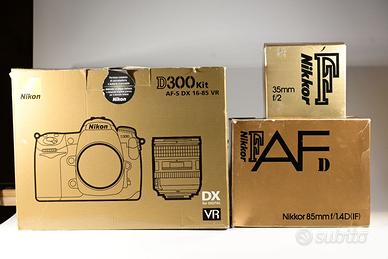 nikon scatole vuote