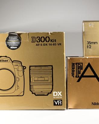 nikon scatole vuote