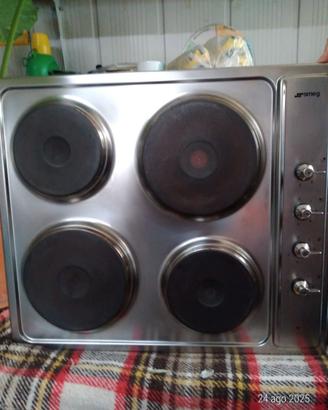 piano cottura elettrico SMEG,4 piastre funzionanti
