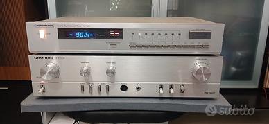 Amplificatore Grundig V1000 + sintonizzatore 